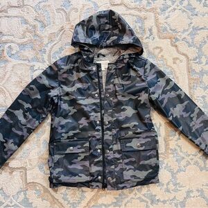 Gymboree Camouflage Raincoat fully lined